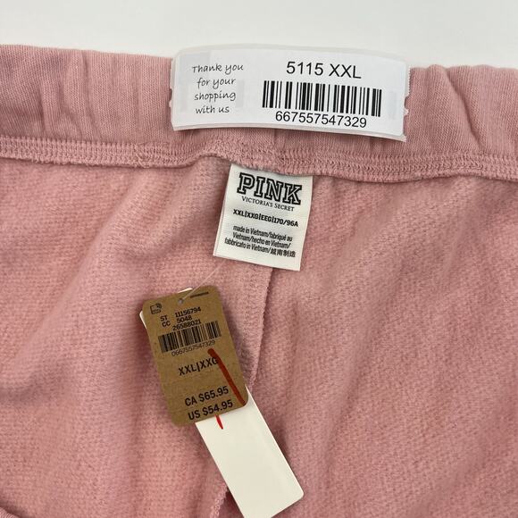 Victoria's Secret PINK Heritage Lounge Pink Sweatpants w/Pocket Logo  Size XXL - Picture 10 of 15